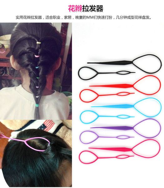 Popular Hair Braid Maker Ponytail Creator Plastic Loop Styling