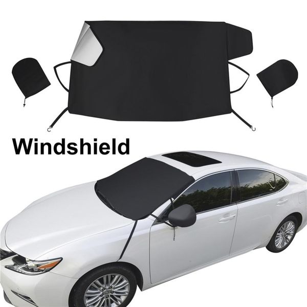 

1pc auto winter windshield snow cover car front window windscreen covers snow waterproof cover ice frost sunshade protector