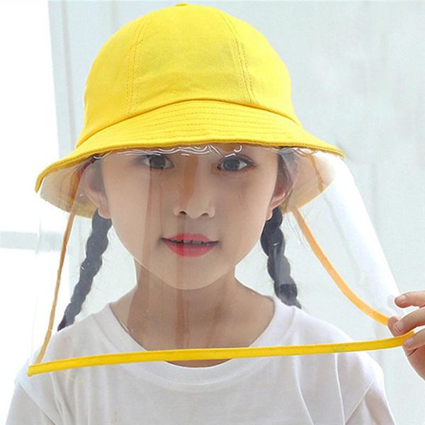 

защита от пыли ведро шляпа рыбак шляпа солнцезащитный колпачок хлопчатобумажная шапочка с прозрачной лицевой крышкой для детей взрослых, Blue;gray