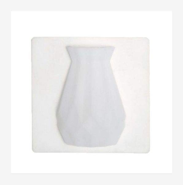 

silicone vase can stick glass wall wa jiao wall-mounted vase artsy living room wall suction dried flowers plastic explosion models mini