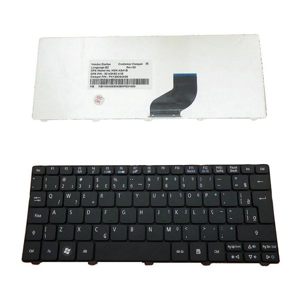 

brazil keyboard for acer aspire one d255 d255e 522 replacement