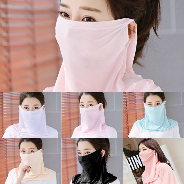 

eq9dv shipping sunscreen headgear scarf summer scarf riding mask e outdoor face towel, Black