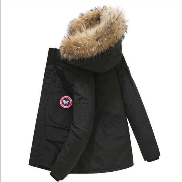 

новые мужчины пуховик downs ветровки открытый женщина отдыха пальто белая утка вниз зимняя куртка downs long coat keep warm верхняя одежда #, Black