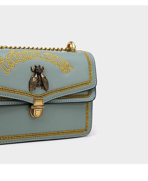 

дизайнерские сумки 2020 новой мода пчелиной сумка женской сумки дикой вышивка pu женскую сумки