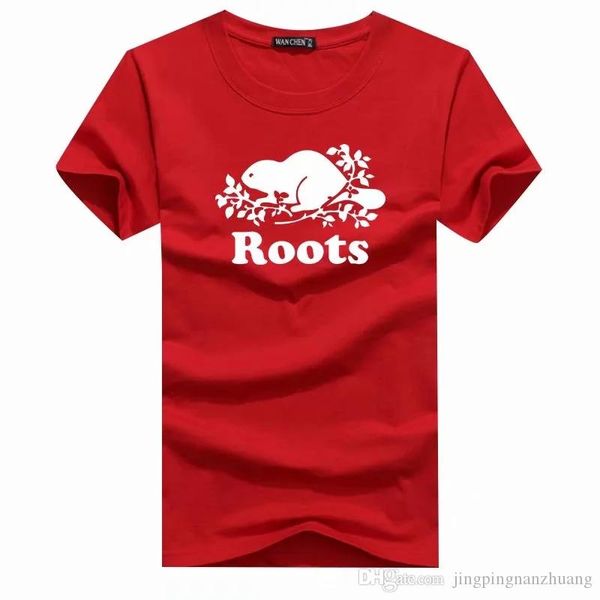 

roots summer letter print t shirt men tshirt cotton blend tees short sleeve casual t-shirt t-shirts for designer t shirts luxury hip hop, White;black