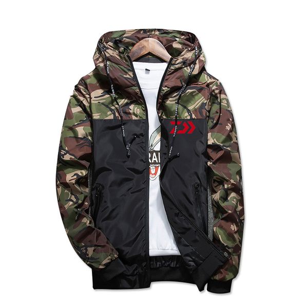 

2020 new fishing clothing quick dry fishing clothes outdoor sport dawa shirts mens breathable camouflage jackets, Camo;black