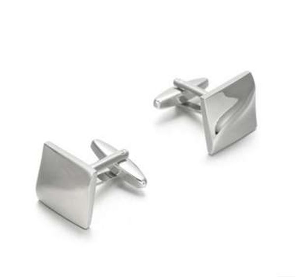 

лучшие запонки классические запонки серебристые манжеты подарок любителям свадьбы gemelos запонки dropship мужчины ювелирные изделия, Silver