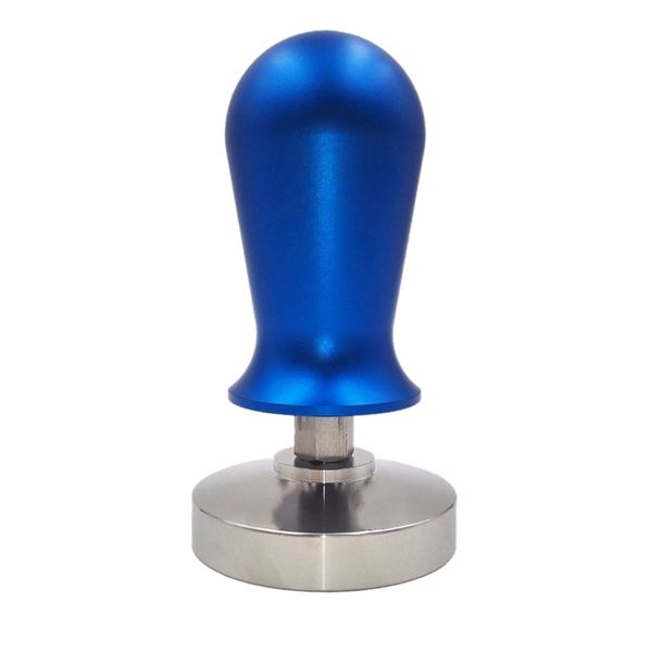 

tampers 51mm espresso coffee tamper stainless steel constant pressure calibrated barista flat base bean press