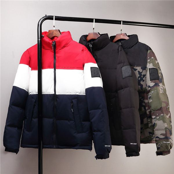 

mens designer jacket thick down coat climber brand jacket zipper luxury couple windbreaker coat hooded winter 2019 new, Black