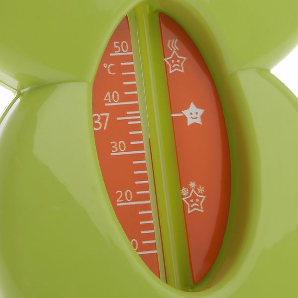 

1pc cute cartoon baby water thermometer frog shape with scale bathtub bath safe water thermometer tester for baby children care