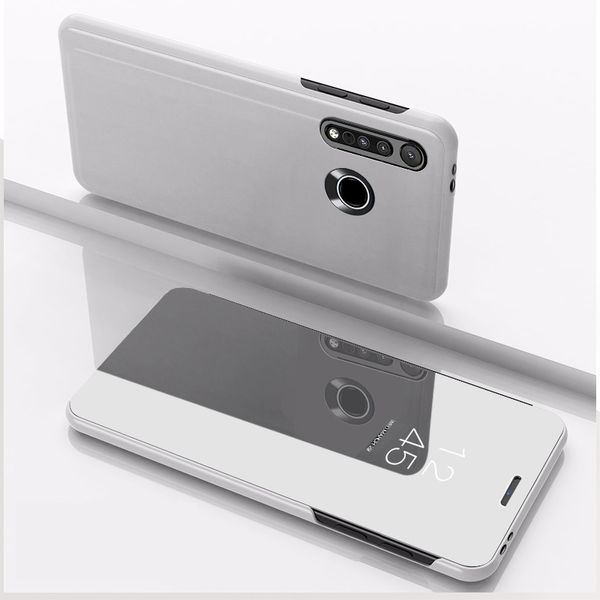 PU de couro Espelho Virar Stand Case para Motorola Moto G8 Além disso G8 Poder Google Pixel 4A LG V60 V50 V40 V30 Q60