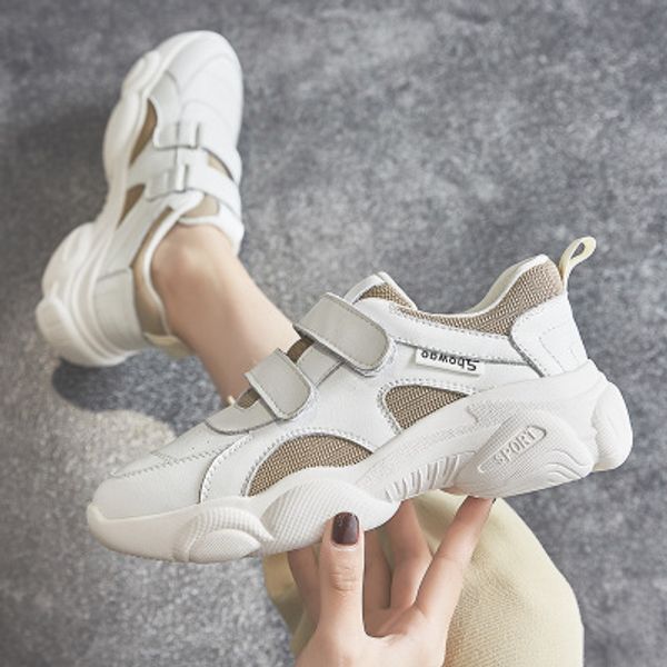 

2019 spring and fall fashion low cut small white shoes women wild comfortable simple breathable flat sport casual shoes, Black
