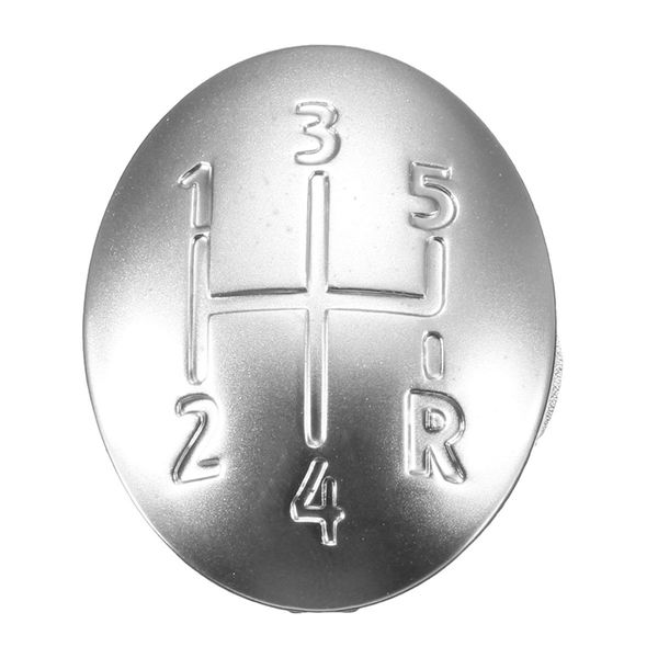 

5 speed gear shift knob cap cover for clio megane scenic twingo chrome plastic auto car styling auto accessories