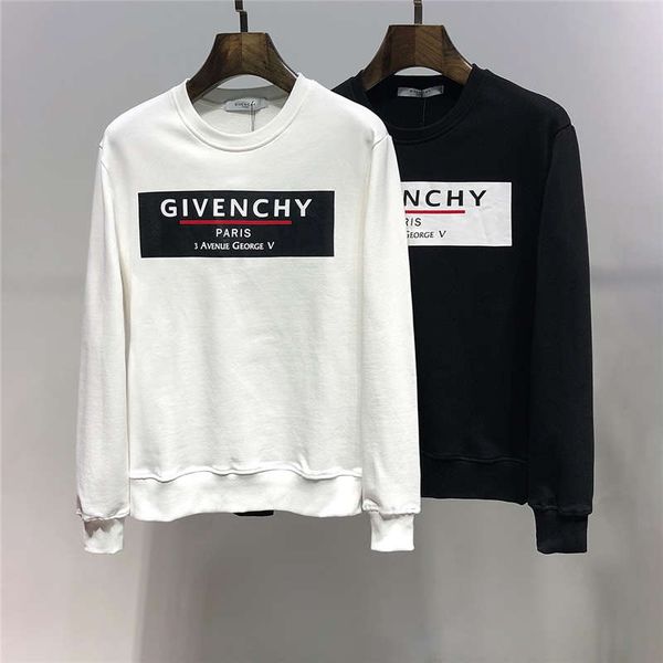 

2019 fw new arrival brand de igner give print men 039 clothing treet hoodie long leeve weat hirt m 3xl 2807, Black