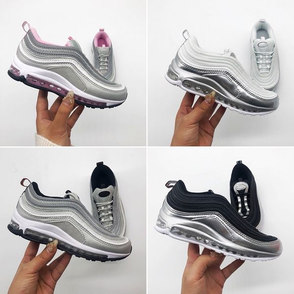 

nike air max 97 2019 дизайнер classic 95 детская обувь дети мальчики девочки спортивные кроссовки детские кроссовки дизайнер кроссовки бег р, Black