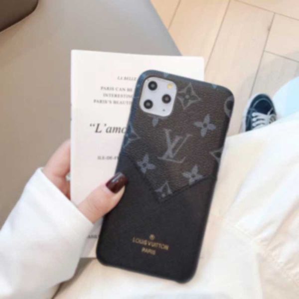 

signer phone cases for iphone 11 pro max case with slot card pu leather protect back cover luxury phone cover for iphone 11 xs max xr 7