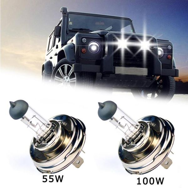 

высокое качество 2 pcs (1 пара) h4 p45t 12v 60 / 55w 3800k clear new free led стеклянные лампы лампы яркий фары освещение автомобилей shi v3