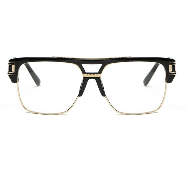 

wholesale-brand fashion women glasses frame vintage men oversize clear lens glasn eyeglasses frames acetate q15, Black