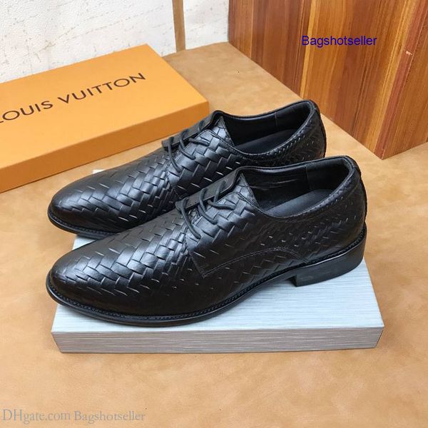 

formal dress shoes for gentle men black leather pointed toe business oxfords casual wan1, Black;red