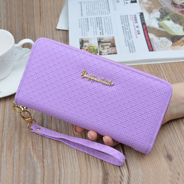 

brand leather women wallets designer zipper long wallet women card holder ladies purse money bag carteira feminina, Red;black