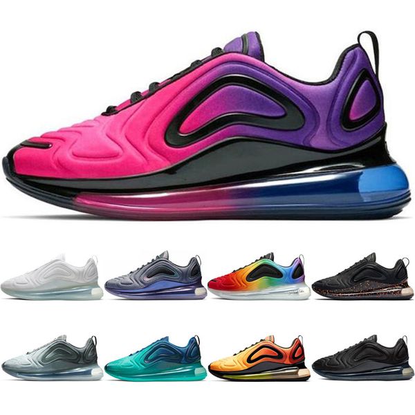 

2019 new sunset trainers men running shoes women black red sea forest desert rainbow northern lights sneakers carbon grey sneakers
