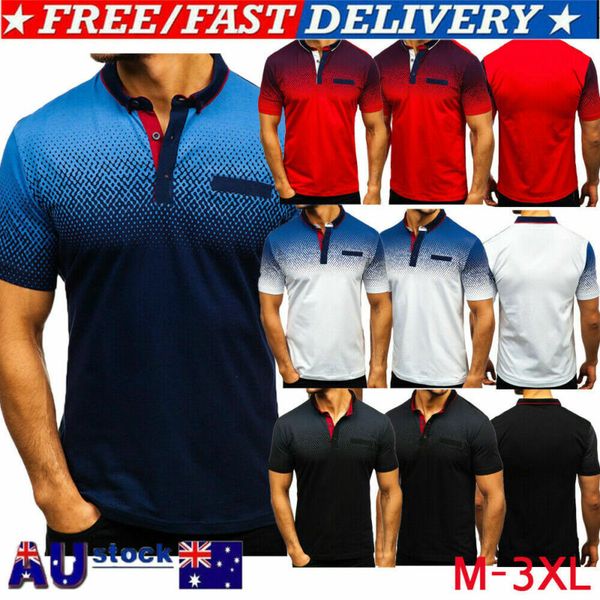 

гольф мужчины с коротким рукавом тренировочная рубашка мужчины фитнес лето отложной воротник футболка работает, White;black