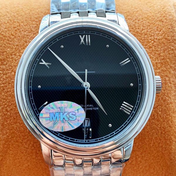 

super watches 025 motre de luxe 2824 автоматическое механическое движение 316 прекращенная сталь 39,5 мм * 10 мм ультратонкие автоматические, Slivery;brown