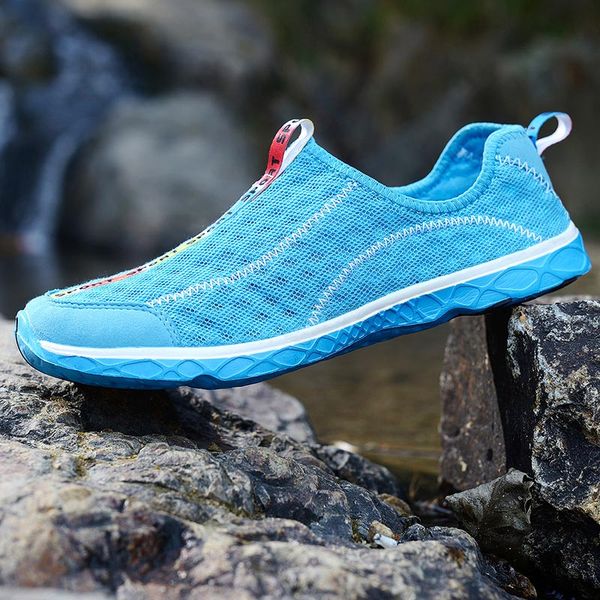

large size summer trainers male running shoes man sneakers sports shoes women sport men blue training basket fitness e-231