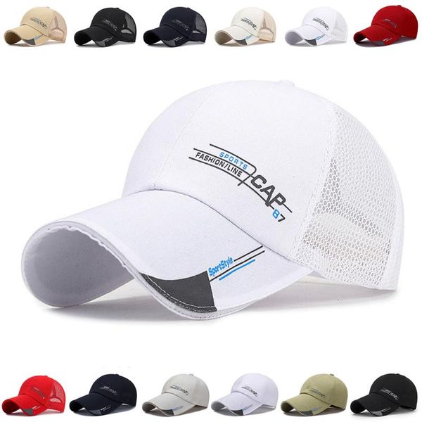 

men quick dry waterproof sport duck tongue sun hat outdoor space baseball cap, Yellow