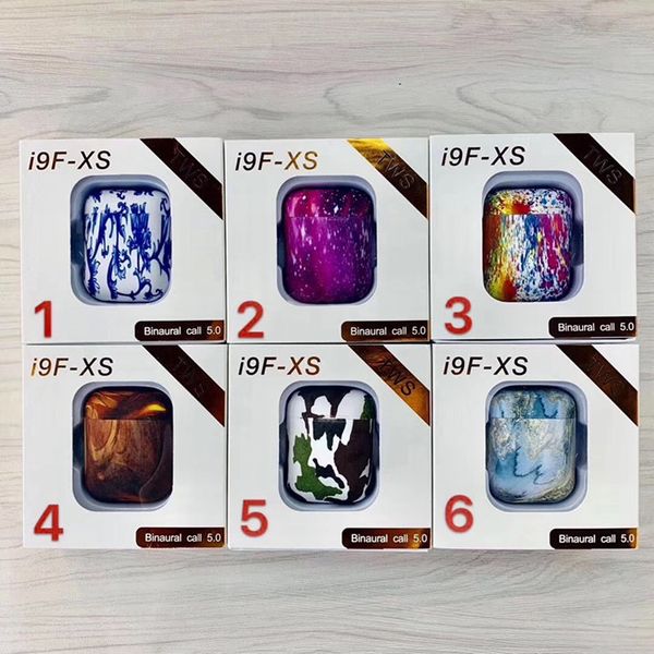 

Camouflage colourful i9f x tw earphone wirele bluetooth 5 0 headphone binaural call head et earbud earpiece for io android phone
