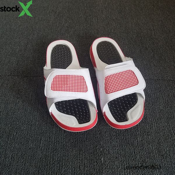 

wholesale 4 iv hydro bred black red blue white slippers 4s men jordon basketball shoes sneakers casual outdoor trainers size 7-12