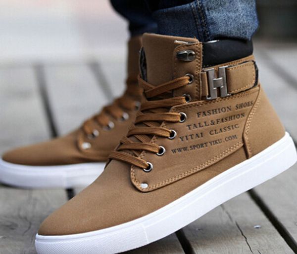 

men's vulcanize shoes autumn casual shoes warm men shoess tenis masculino male men's vulcanize shoes botas plus size 45 46 47 823, Black