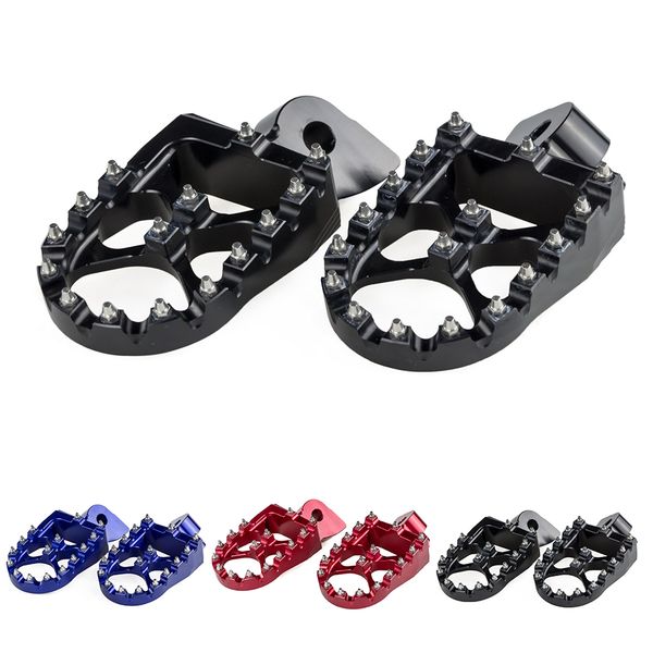 

cnc wide fat 57mm foot pegs rests footrest for gas gas ec 1997-2015 (all models