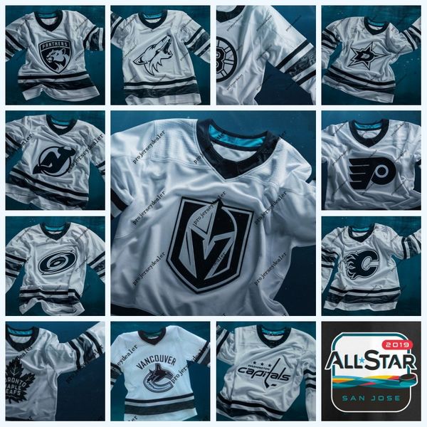 

Kris Letang 2019 All-Star Game Duncan Keith Reilly Smith Morgan Rielly Claude Giroux Johnny Gaudreau Sam Reinhart Brad Marchand Jersey