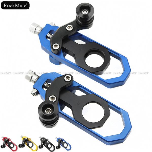 

for ninja zx-6r/ zx636 2013 2014 2015 2016 motorcycle cnc rear chain adjusters tensioners with spool fit