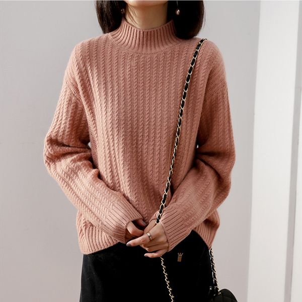 

cashmere sweater female o-neck knit 100% cashmere sweater slim bottoming long-sleeved coat solid color ladies, White;black