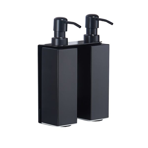 

kitchen and bathroom liquid soap dispenser matte black stainless steel manual lotion shampoo dispenser box accessories
