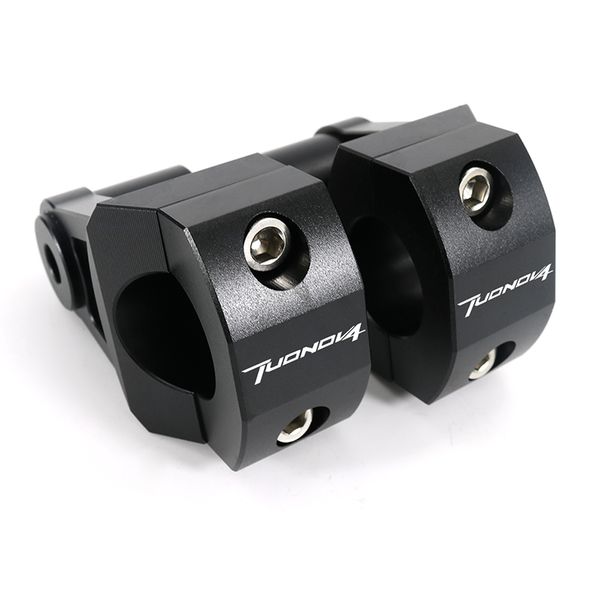 

28mm 1 1/8" motorcycle cnc aluminum handlebar fat bar mount riser for apriliatuono v4 aprc 2012-2020 tuono v4 1100 2020-2020