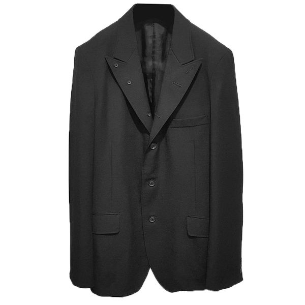 

s-6xl 2020 men's suit suit casual style simple loose buttons, White;black