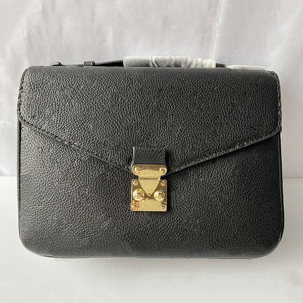 

classic print flower messenger totes real leather women handbag embossing pochette metis handbags purse shoulder crossbody bags m40780