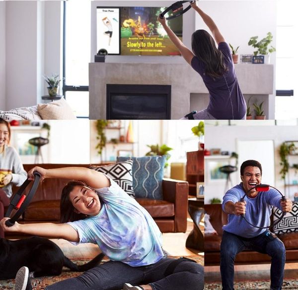 

wrist band leg ring fit adventure for nintendo switch for fitness exercise at home fitness ring works with motion sensing games