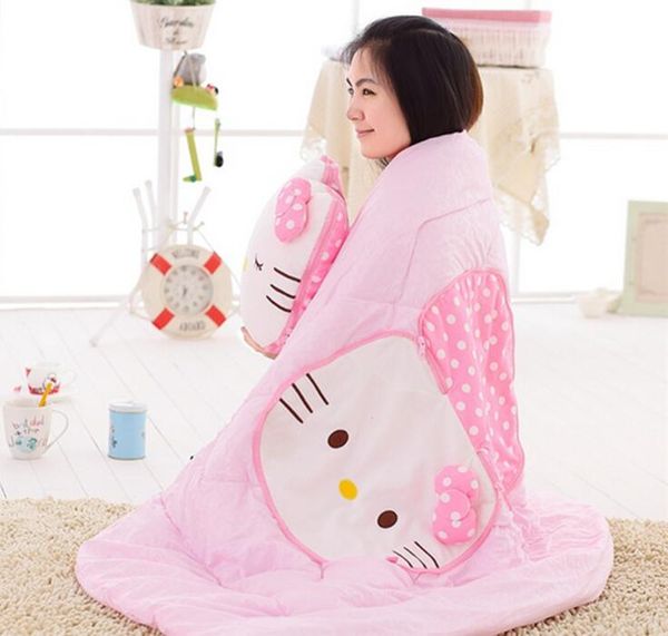 

1 pcs cotton comforter blanket can be folded as pillow size 150*100cm