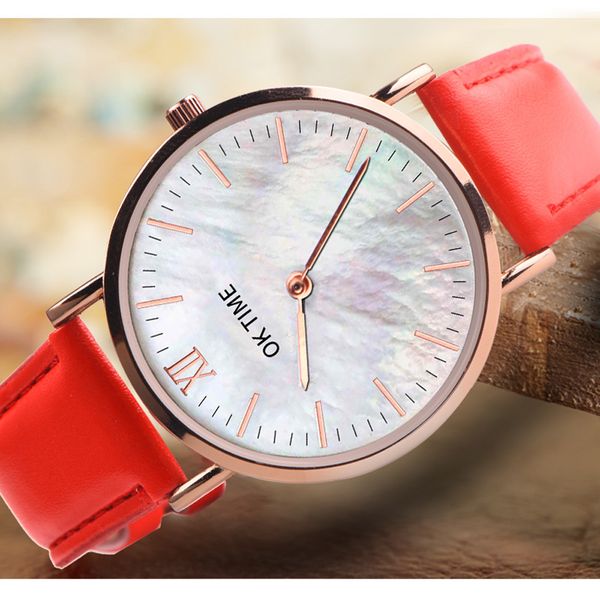 

betreasure ultra thin men's women watches luxury leather casual quartz ladies women wrist watches dress watch gifts wrist party, Slivery;brown