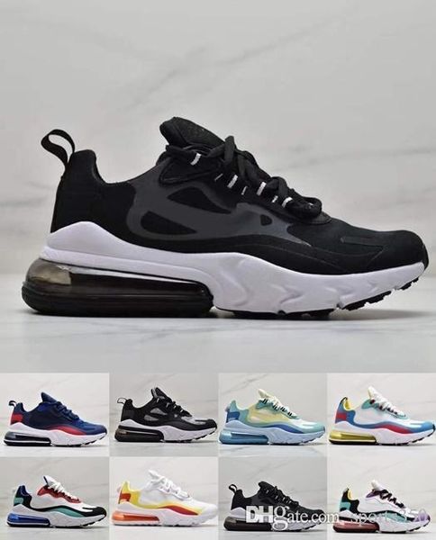

2019 react mens trainers women black white red running shoes sports sneakers shoe size us 5.5-11