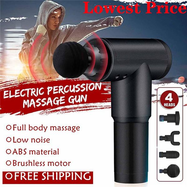

musle relaxation massage gun 2000mah decompression massager for neck leg shoulder facial workout without 4 types head accessories