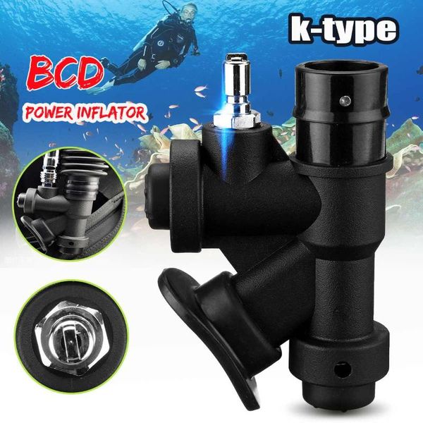 

pool & accessories k-type snorkeling for underwater breathing device diving scuba universal bcd power inflator