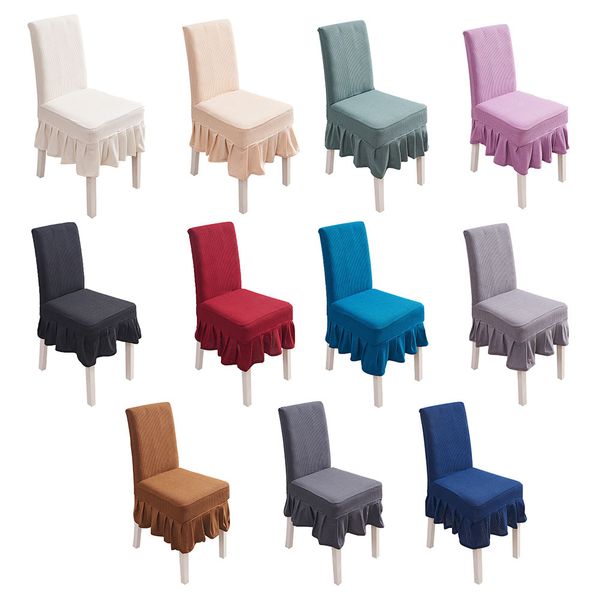 

elasticity office polyester chair cover chair dust cover protector weddings banquet l covering printing