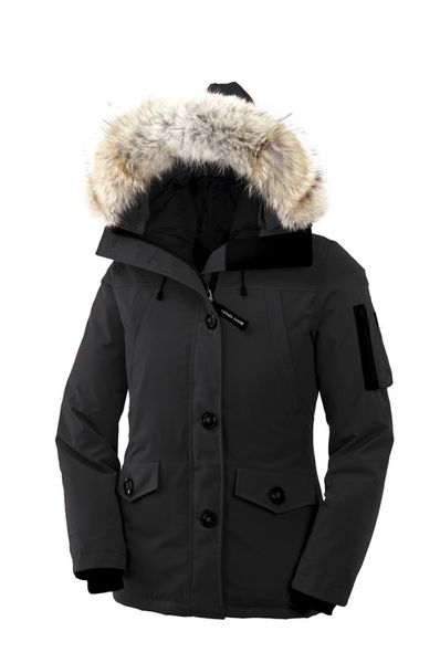 

green day christmas day 2019 brand women's montebello down parka winter jacket arctic coat down parka hoodie with fur sale sweden, Black