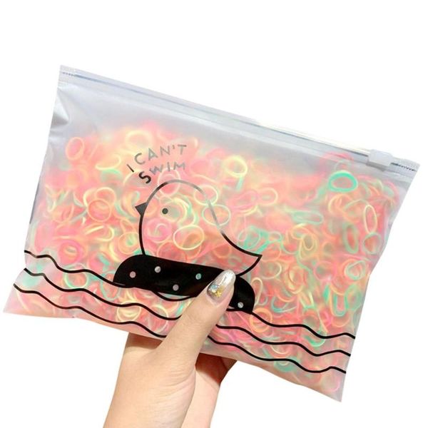 

1000 pieces girls disposable hair band, Slivery;white