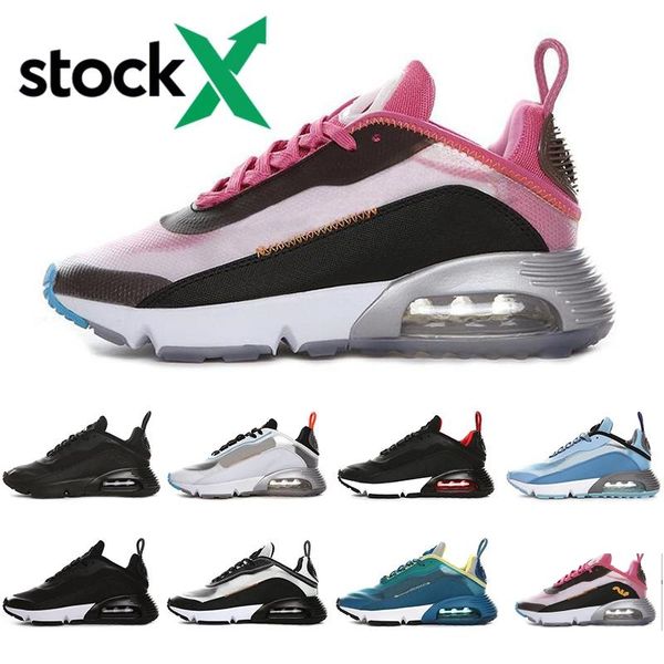 

2090 running shoes men women mens bred triple black pink blue core oreo athletic trainer sports sneakers size 36-45